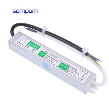 SOMPOM high quality 12V 1.6A 20W waterproof Switching Power Supply for led strip